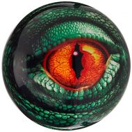Brunswick Products Lizard Glow Viz-A Bowling Ball, Green/Black, 8 lb