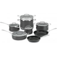 Cuisinart 64-13 13-Piece Hard Anodized Set Contour Stainless Steel Cookware, Black