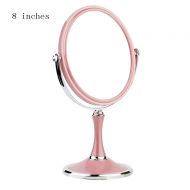HUMAKEUP Magnifying Makeup Mirror 3X / 1X Dressing Table Free Standing Mirror Double Sided 360 Degree Rotation for Cosmetics and Skin Care (Size : 8inches)