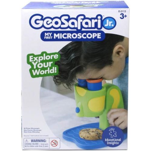  [아마존베스트]Educational Insights GeoSafari Jr. My First Microscope STEM Toy for Preschoolers & GeoSafari Jr. Kidnoculars: Kids Binoculars - Perfect for Preschool Science