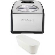 Cuisinart ICE100 Compressor Ice Cream and Gelato Maker with Glide-A-Scoop Ice Cream Tub Bundle (2 Items)