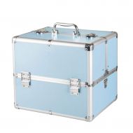 MXueei Lockable First Aid Case, Household 3-Layer Large Capacity Medical Storage Box, Aluminum Frame Medical Box (Size : M)