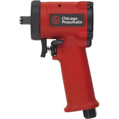  Chicago Pneumatic CP7732 1/2 Inch Air Impact Wrench, Steel Front Cover, Aluminum Body, Jumbo Hammer, One-Hand Operation, Max Torque Output 450 ft-lbs / 610 Nm, 9000 RPM