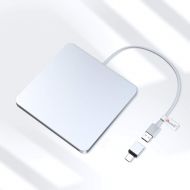 [아마존베스트]VersionTECH. USB C Type-c Ultra Slim External DVD Drive/Burner/Optical Drive CD RW DVD RW Superdrive Disc Duplicator Compatible with Mac MacBook Pro Air iMac and Laptop