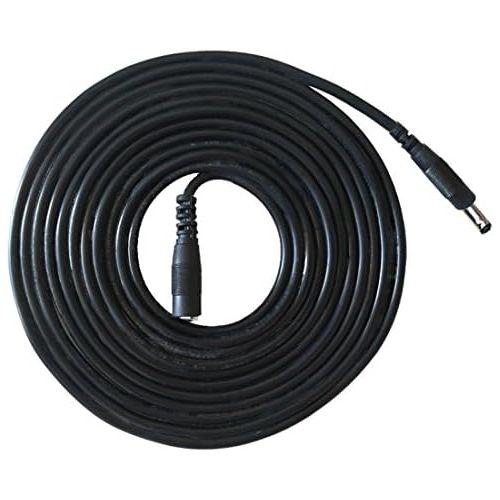  [아마존베스트]Liwinting 10 m DC Extension Cable DC Power Extension Cable 3.5 mm x 1.35 mm Male to Female DC Plug Extension Cable Suitable for Cameras Energy Adapter IP Camera Black