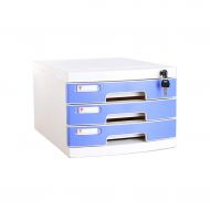 QSJY File Cabinets Document Storage Cabinet, Desktop Extension Drawer Lockable Office Organizer (Plastic),29.539.421.8CM (Color : B)