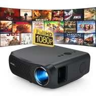 WIKISH Full Hd 1080P Native Projector 5500 Lumen Support 200 Display Zoom Lcd Led Home Outdoor Movie Projector for Tv Box Ps4 Laptop Dvd Player