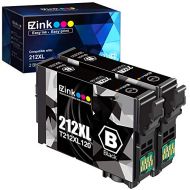 E-Z Ink (TM) Remanufactured Ink Cartridge Replacement for Epson 212XL 212 XL T212XL to use with Workforce WF-2830 WF-2850 Expression Home XP-4100 XP-4105 Printer (Black, 2 Pack)