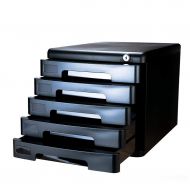 ZCCWJG File Cabinet, Desktop high Drawer Office Storage Box can be Locked (Plastic 5 Layers)