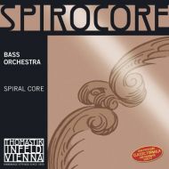 Thomastik-Infeld 3886 Spirocore, Double Bass Strings, Complete Set, 3/4 Size, Solo Tuning