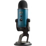 Logitech for Creators Blue Yeti USB Mic for Recording and Streaming on PC and Mac, Blue VO!CE effects, 4 Pickup Patterns, Headphone Output and Volume Control, Stand, Plug and Play ? Black & Teal