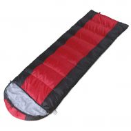 Bdclr Single Camping Sleeping Bag, Adult Portable Cotton Travel Autumn and Winter Sleeping Bag