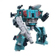 Transformers Toys Generations War for Cybertron: Earthrise Leader WFC-E23 Doubledealer Triple Changer Action Figure - Kids Ages 8 and Up, 7-inch