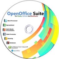 Office Suite on DVD for Home Student and Business, Compatible with Microsoft Office Word Excel PowerPoint for Windows 11 10 8 7 powered by Apache