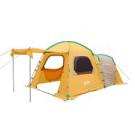 ZCY Family Camping Tent for 4 Preson, Waterproof Frame Tents, Full Standing Head Height, Hiking Outdoor Tent