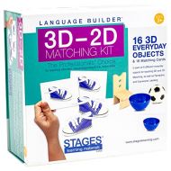 Stages Learning Language Builder: 3D-2D Matching Kit: Everyday Objects, Multi