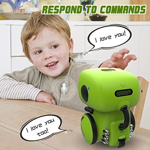  Gilobaby Kids Robot Toy, Talking Interactive Voice Controlled Touch Sensor Smart Robotics with Singing, Dancing, Repeating, Speech Recognition and Voice Recording, Gift for Kids Ag