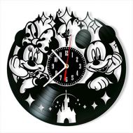 Generic Mickey and Minne Mouse Clock Vinyl Clock, Mickey and Minne Mouse Wall Clock 12, Original Decor, The Best Home Decorations