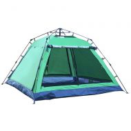 Lumeng Waterproof Double Layer Dome Tent Tent with Instant Setup for Camping (Color : Green, Size : One Size)
