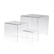 Econoco FF/DR4510 Acrylic Display Risers (4, 6 and 8) (Pack of 6)