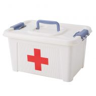 YQ  First aid box Ping Bu Qing Yun Medical box-PP material, simple portable portable moisture-proof dust-proof insect-proof large capacity, family small medicine box household medicine box family me