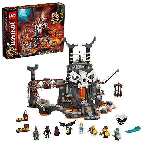  LEGO NINJAGO Skull Sorcerer’s Dungeons 71722 Dungeon Playset Building Toy for Kids Featuring Buildable Figures, New 2020 (1,171 Pieces)