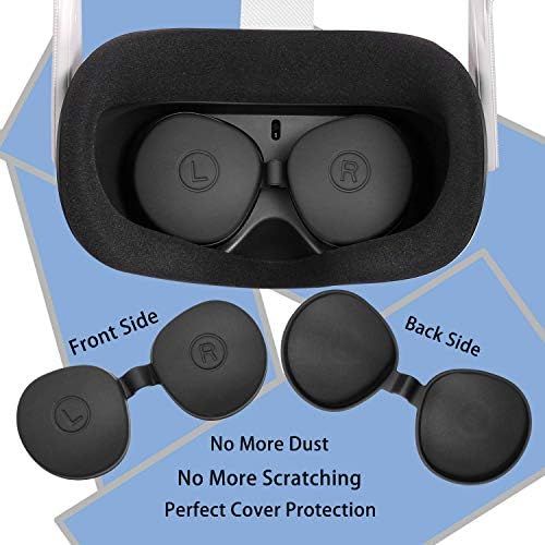  [아마존베스트]Topcovos VR Lens Cover for Oculus Quest 2 Dust Proof Cover for Oculus Quest 2 Anti-Dust Lens Protector