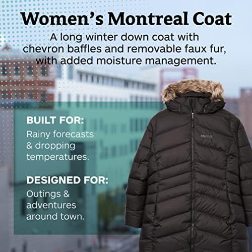 마모트 Marmot Womens Montreal Knee-length Down Puffer Coat