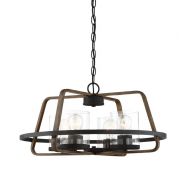 Designers Fountain 93584-FB Chandelier Forged Black