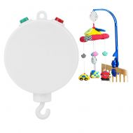 Yosoo Crib Musical Box, Baby Infant Bed Hanging Music Electric Bell with 12pcs Looping Sweet Song Without...