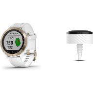 Garmin Golf Watch, 10 Days 1.2-Inch Touch Screen Display & Garmin Approach CT10 Automatic Club Tracking System, White