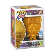 Funko Pop! Trolls: Good Luck Trolls - Diamond Collection Gold Troll Limited Edition Version Vinyl Figurine #8