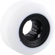 Powerflex Skateboards Gumball White/Black Skateboard Wheels - 56mm 83b (Set of 4)