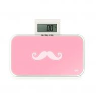 ZHPRZD High-Precision Digital Weight Scale Bathroom Scales with Stepping Technology, Kg/Lb/St, Tempered Glass Electronic Scale (Color : Pink)