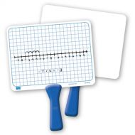 EAI Education Double-Sided Centimeter Grid Dry-Erase Paddles - Set of 5: Toys & Games