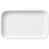 Villeroy & Boch Clever Cooking Rectangular Serving Plate/Lid, 10.25 x 6.25 in, Premium Porcelain, White