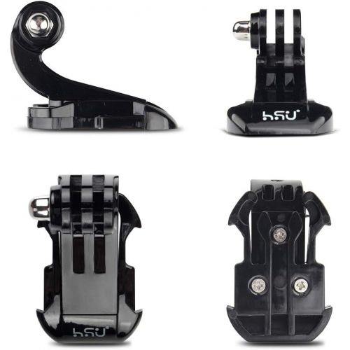  HSU Adhesive Mounts for GoPro Cameras, Vertical Surface Quick Mounting J-Hook Buckle Mount, Long Thumb Screw Accessory Kit for GoPro Hero 9 8 7 6 5 4 3+ 3
