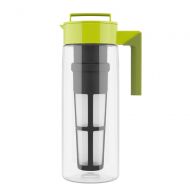 Takeya Iced Tea Maker with Patented Flash Chill Technology Made in USA, 2 Quart, Avocado