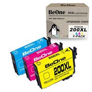 BeOne Remanufactured Ink Cartridge Replacement for Epson 200 XL 200XL T200 T200XL 3-Pack to Use with Workforce WF-2540 WF-2530 WF-2520 Expression Home XP-200 XP-410 XP-310 XP-400 X