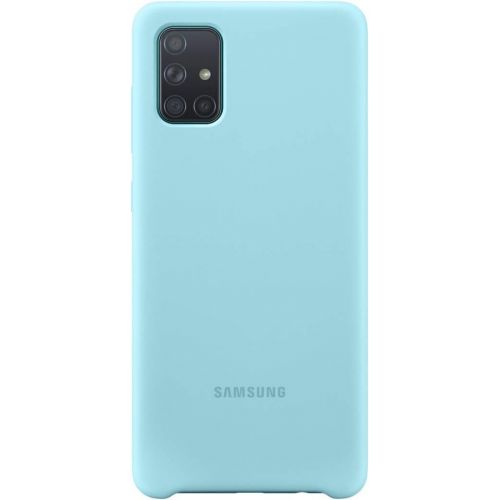 삼성 Samsung Official Galaxy A71 Silicone Cover Case - Blue