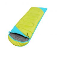 RWHALO Outdoor Travel, Envelope Sleeping Bag, Autumn and Winter, Warm, Indoor, Camping, Easy to Carry, can be Spliced (Color : Green)