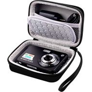 [아마존베스트]Comecase Carrying & Protective Case for Digital Camera, AbergBest 21 Mega Pixels 2.7 LCD Rechargeable HD/Canon PowerShot ELPH 180/190 / Sony DSCW800 / DSCW830 Cameras for Travel - Black