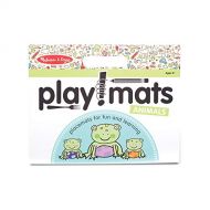 Melissa & Doug Playmats Animals Take-Along Paper Coloring and Learning Activity Pads (24 Pages)