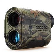 Gogogo Sport Gogogo 6X Hunting Laser Rangefinder Bow Range Finder Camo Distance Measuring Outdoor Wild 650/1200Y with Slop High-Precision Continuous Scan