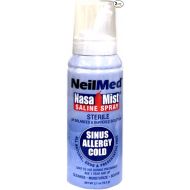 Neilmed Nasamist Isotonic Saline Spray For Allergy & Sinus Sufferers, 75 ml Pack of 2