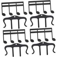 Toyvian 8 Pcs Music Folder Book Clip Book Holder Sheet Music Clip Music Score Clip Thumb Brace Piano Music Book Stand Page Holder Book Opener Holder Music Page Clip Hollow Out Binder Notes