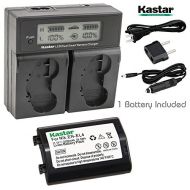 Kastar LCD Dual Smart Fast Charger & Battery (1 Pack) for Nik EN-EL4, EN-EL4A, ENEL4, ENEL4A and Nik D2Z, D2H, D2Hs, D2X, D2Xs, D3, D3S, D3X, F6 Camera, Nik MB-D10, D300, D300S, D7