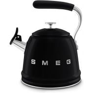 SMEG Retro Stovetop Whistling Kettle - 2.4Q (Black)