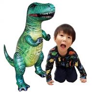 Jet Creations 37 T-rex Tyrannosaurus Inflatable Air Stuffed Plush Toy, Durable Self Standing, one of the best Dinosaur Toys, Party Favors for kids, Pool Toys, DI-TYR3,Multicolor