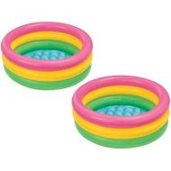 Intex Sunset Glow Baby Pool (34 in x 10 in) (2-Pack)